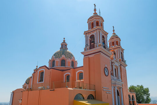 Our Lady of Remedies Church, Cholula, Puebla, Mexico.