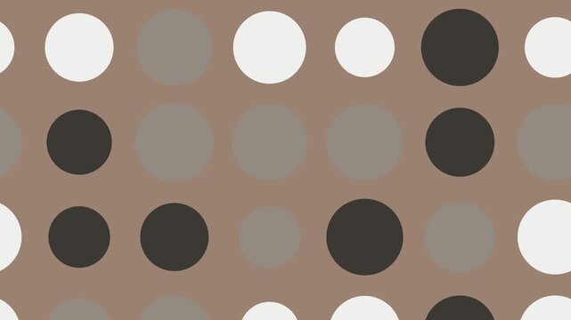 Seamless loop gray polka dot motion background