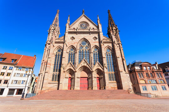 Temple Saint Etienne protestant church in Mulhouse, France