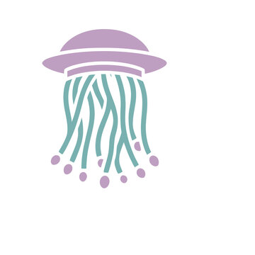Stylized jellyfish illustration