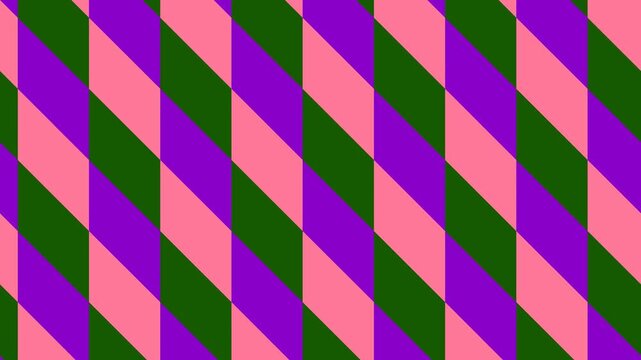 Multicolor triangle pattern motion background seamless loop animation