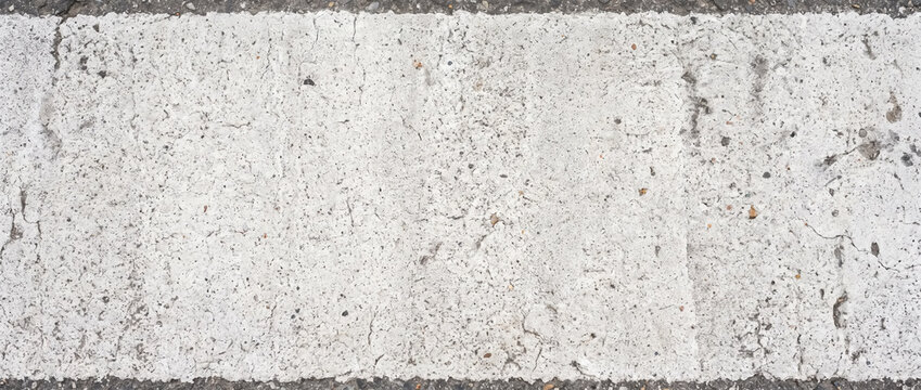 Painted crosswalk white stripe texture on asphalt road. Urban street background