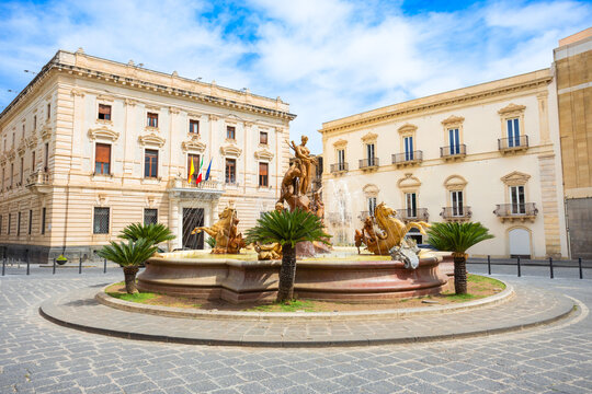 Fountain of Diana or Fontana di Diana, Syracuse