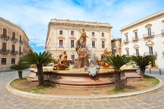 Fountain of Diana or Fontana di Diana, Syracuse