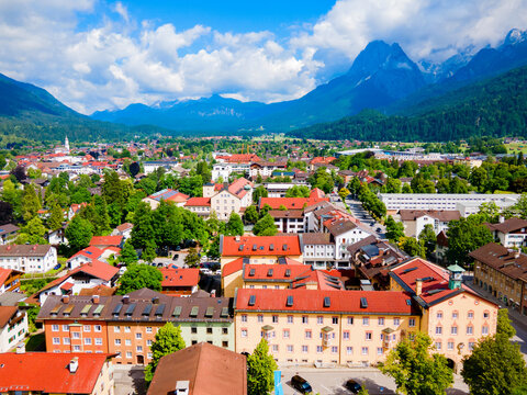 Town Hall in Garmisch-partenkirchen in Germany