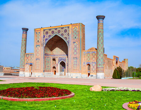 Registan Ulugh Beg Madrasah in Samarkand