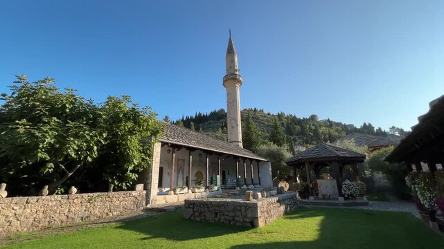 Sultan Selim Mosque, located in the historic town of Stolac in Bosnia and Herzegovina, was built by the Ottomans.