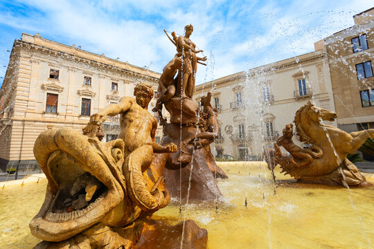 Fountain of Diana or Fontana di Diana, Syracuse