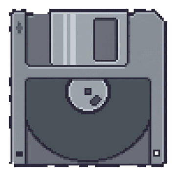 Retro floppy disk storage media
