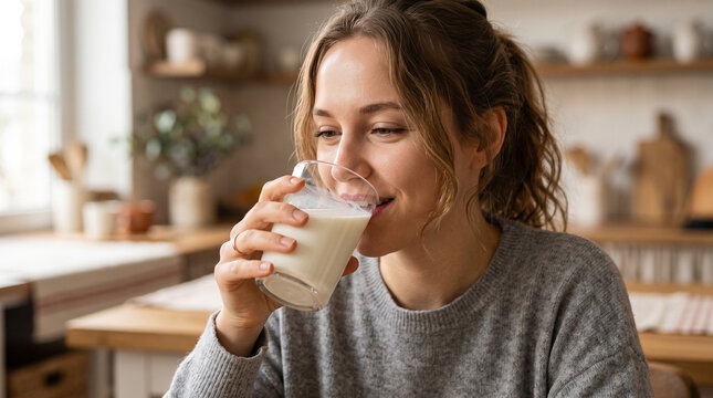drinking milk, woman drinking milk, fresh milk, glass of milk, dairy milk, dairy product, healthy drink, nutritious drink, milk nutrition, calcium rich, calcium intake, protein nutrition, protein drin