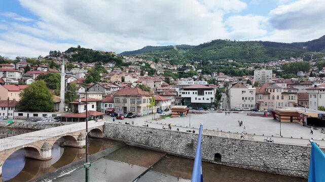 A view from Sarajevo, the capital of Bosnia and Herzegovina