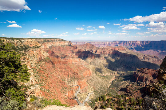 View from the North Rim of the Grand Canyon, Arizona