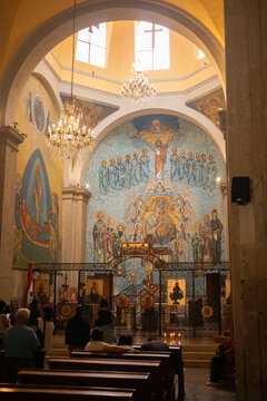 Greek-Melkite Cathedral of Porta C&oelig;li in the downtown area of Mexico City
