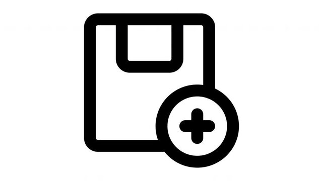 add product animated Line Icons Premium 4K, Outline Motion Graphics Collection
