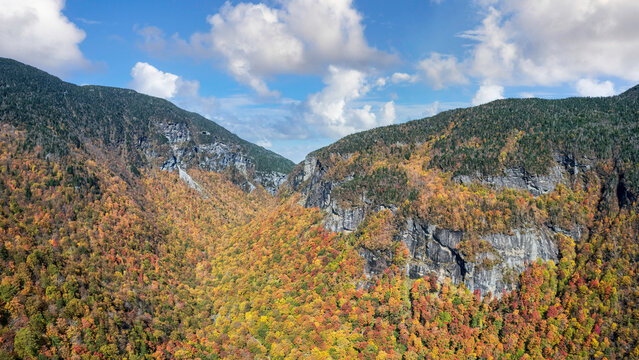 Smugglers' Notch State Park in Autumn - Stowe Vermont