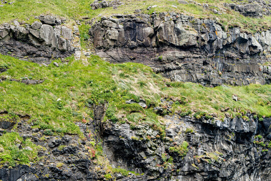 Basalt Cliffs Near Funningur