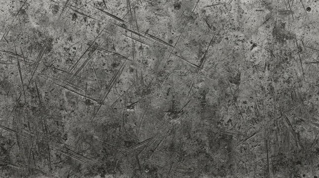 Scratched metal surface with grungy industrial texture