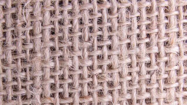 Natural woven burlap fabric texture background