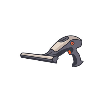 Handheld window vacuum cleaner