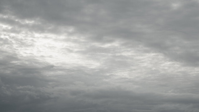 Gray background, gray cloudy sky in the photo