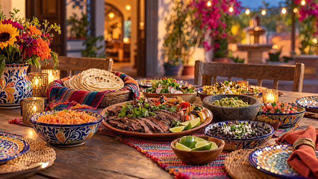 Hispanic Heritage Family Table - Stock