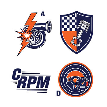 Automotive and Mechanical Logo Collection.