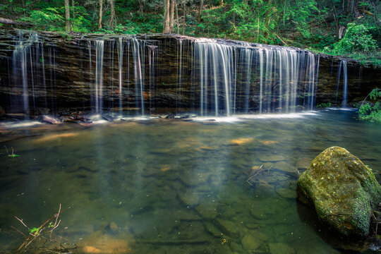Princess Falls in spring, Daniel Boone National Forest, Kentucky