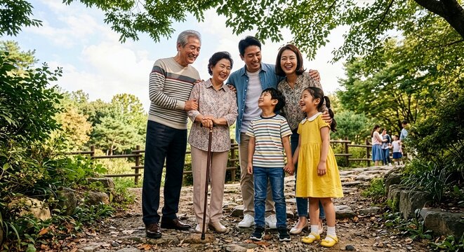 단란한 가족, 화목, 웃음