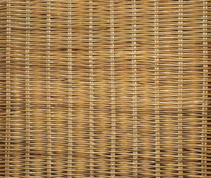 Natural brown wicker texture background.