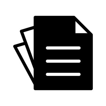 Files Icon Vector Symbol Design Illustration