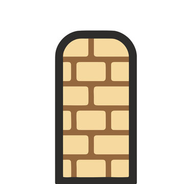 Brick wall pattern