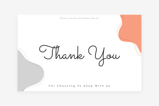 simple thank you note template for business promo