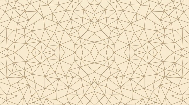 Premium Abstract Poky Geometric Wireframe Background in Warm Earth Tones