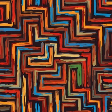 Chromatic Labyrinth of Life's Journey