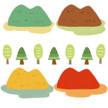 秋の紅葉イラスト