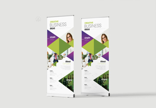 Creative Business Ideas Roll-Up Design