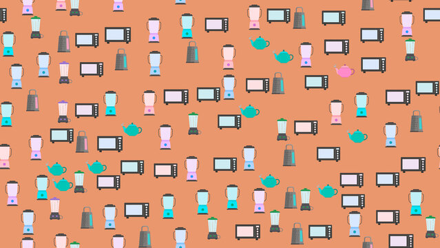 Kitchen Appliances Pattern