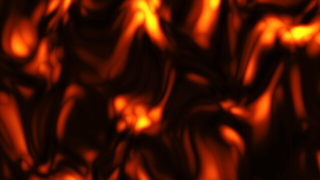 Abstract Fiery Liquid Background