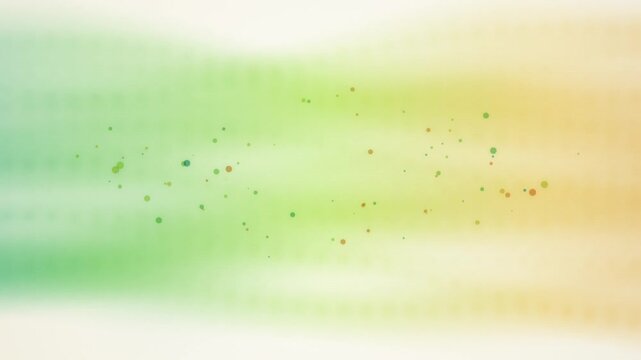 Colorful abstract dots in gradient background
