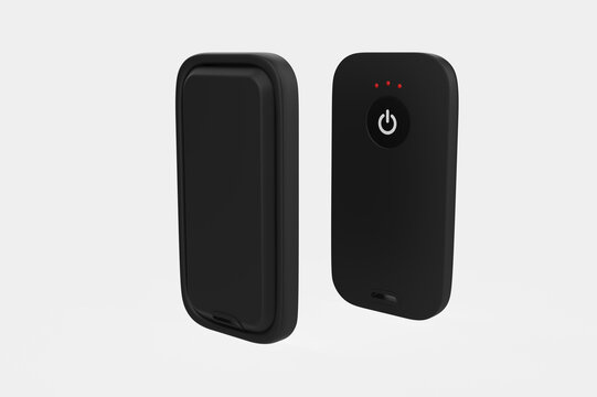 Portable Magnetic Heating Hand Warmer. 3d illustration