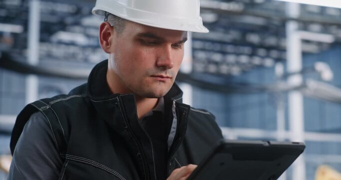 At Automated Plant, Engineer Uses Touchscreen Tablet PC to Audit Robotic Assembly Lines. Cloud Data Integration and Paperless Reporting Optimize Smart Vehicle Manufacturing Quality. AI Manufacturing.
