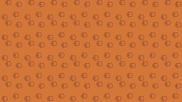 Skull and bones halloween background. Suitable for backgrounds, wrapping paper, textiles, and childrens products.