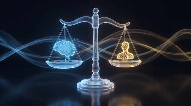Digital Scales Balancing Human Mind and Artificial Intelligence
