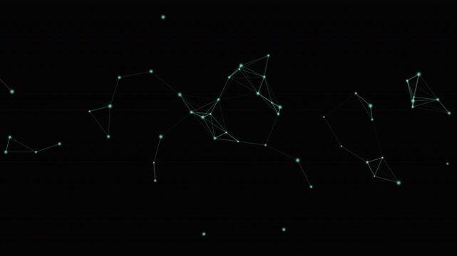 Mint green plexus network seamless loop