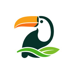 Fototapeta premium Tropical Toucan Logo