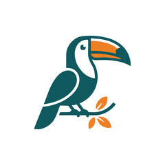 Fototapeta premium Tropical Toucan Logo