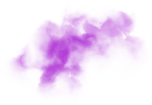 Watercolor stain decoration