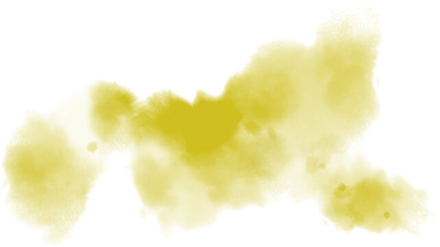 Watercolor stain decoration