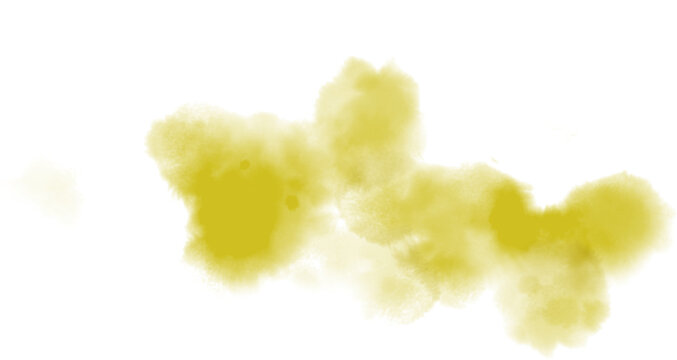 Watercolor stain decoration