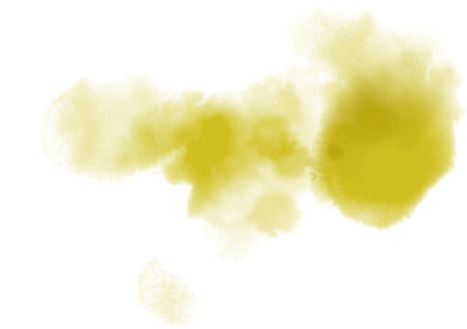 Watercolor stain decoration